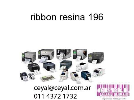 ribbon resina 196