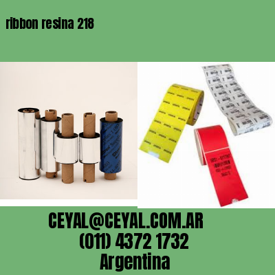 ribbon resina 218