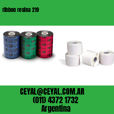 ribbon resina 219