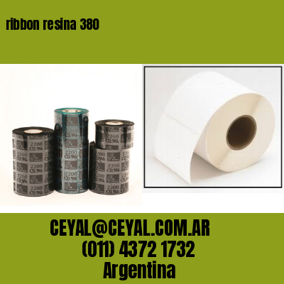ribbon resina 380
