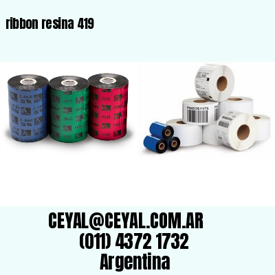 ribbon resina 419