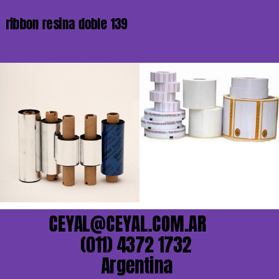 ribbon resina doble 139