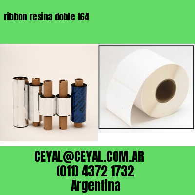 ribbon resina doble 164