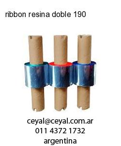 ribbon resina doble 190