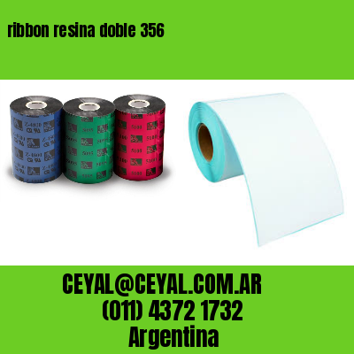 ribbon resina doble 356