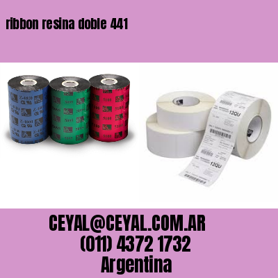 ribbon resina doble 441