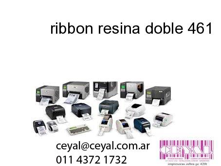 ribbon resina doble 461