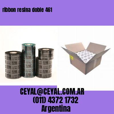 ribbon resina doble 461