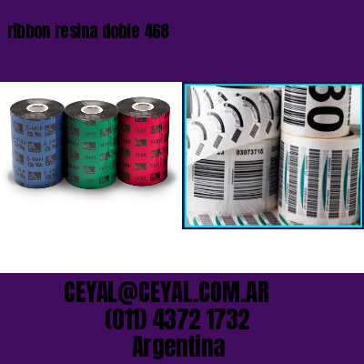 ribbon resina doble 468