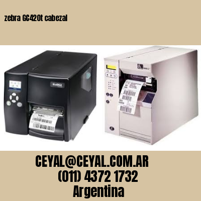 zebra GC420t cabezal