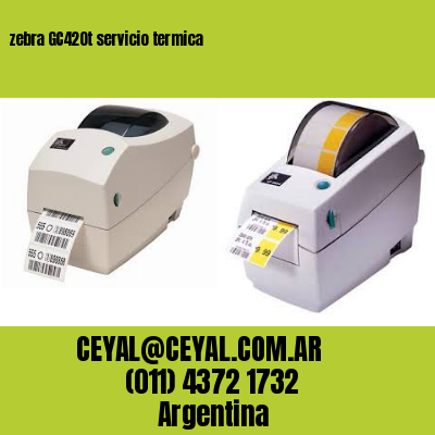 zebra GC420t servicio termica