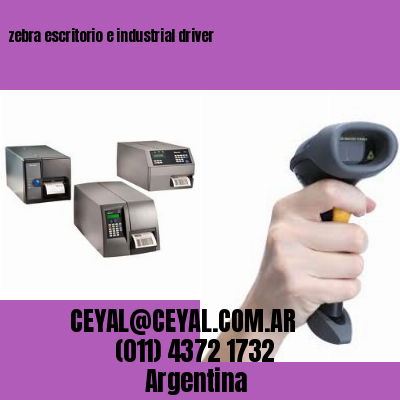 zebra escritorio e industrial driver