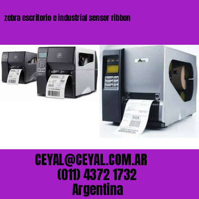 zebra escritorio e industrial sensor ribbon