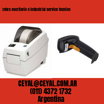 zebra escritorio e industrial service tecnico