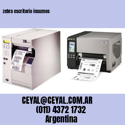 zebra escritorio insumos