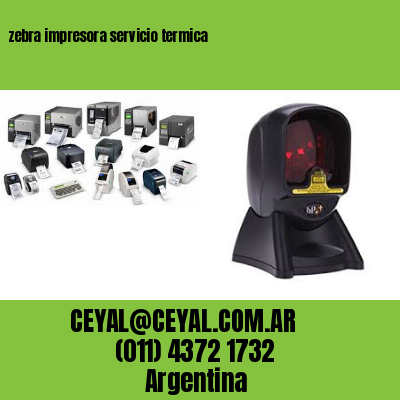 zebra impresora servicio termica