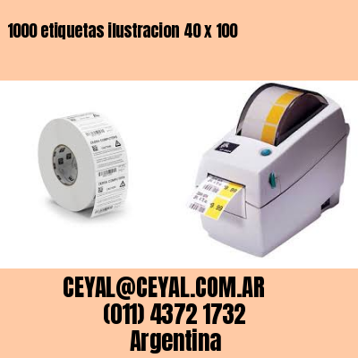 1000 etiquetas ilustracion 40 x 100