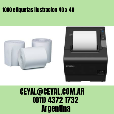 1000 etiquetas ilustracion 40 x 40
