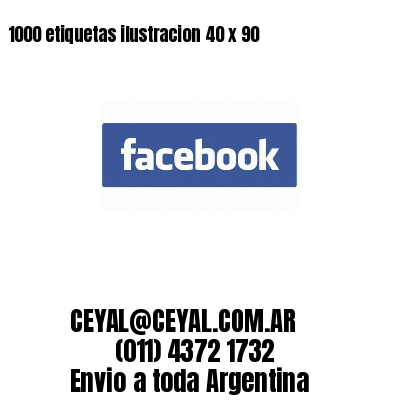 1000 etiquetas ilustracion 40 x 90