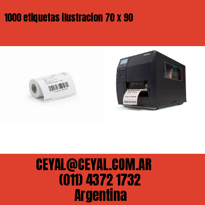 1000 etiquetas ilustracion 70 x 90