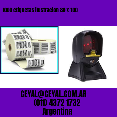 1000 etiquetas ilustracion 80 x 100