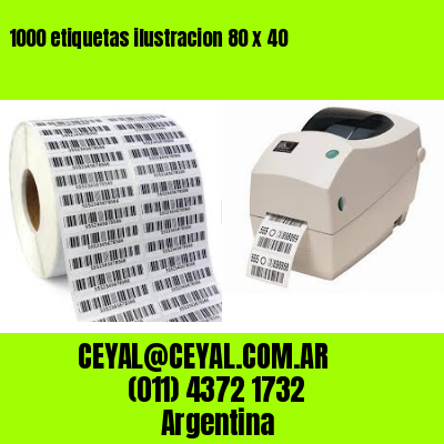 1000 etiquetas ilustracion 80 x 40
