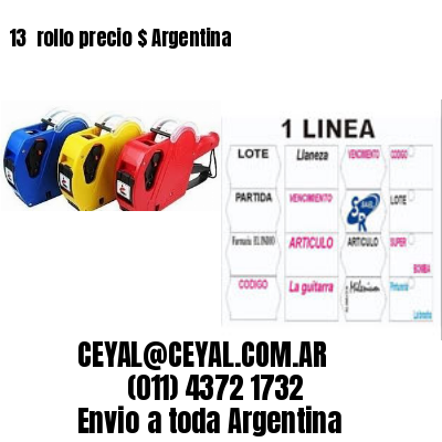 13 	rollo precio $ Argentina