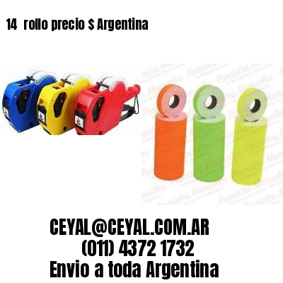 14 	rollo precio $ Argentina