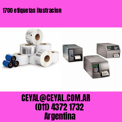 1700 etiquetas ilustracion