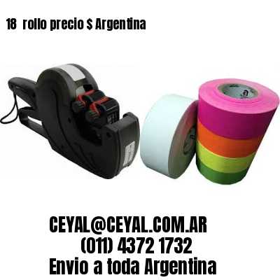 18 	rollo precio $ Argentina