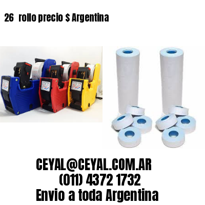 26 	rollo precio $ Argentina