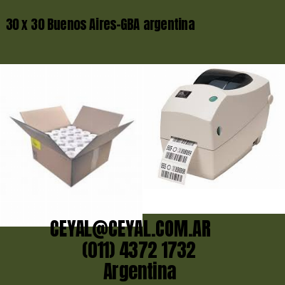 30 x 30 Buenos Aires-GBA argentina