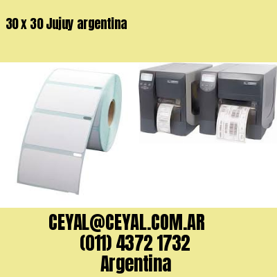 30 x 30 Jujuy argentina