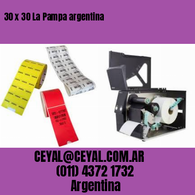 30 x 30 La Pampa argentina