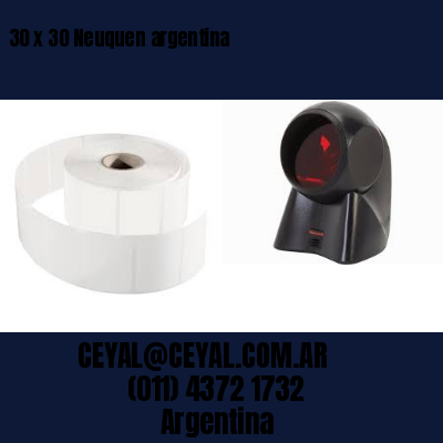 30 x 30 Neuquen argentina