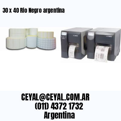 30 x 40 Rio Negro argentina