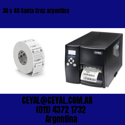 30 x 40 Santa Cruz argentina