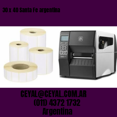 30 x 40 Santa Fe argentina
