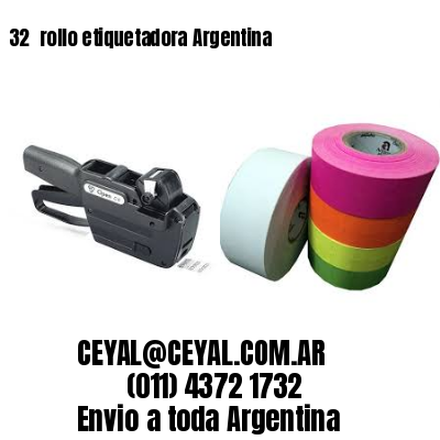 32 	rollo etiquetadora Argentina