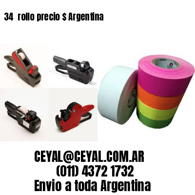 34 	rollo precio $ Argentina