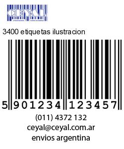 3400 etiquetas ilustracion