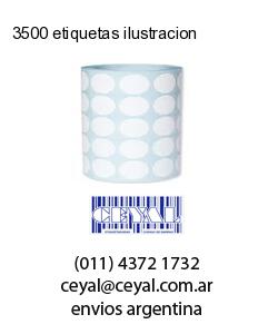 3500 etiquetas ilustracion