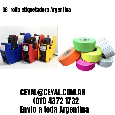38 	rollo etiquetadora Argentina