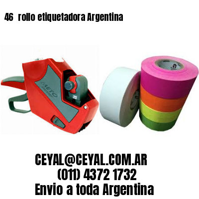 46 	rollo etiquetadora Argentina