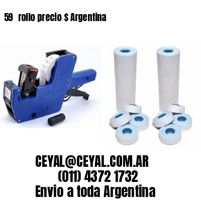 59 	rollo precio $ Argentina
