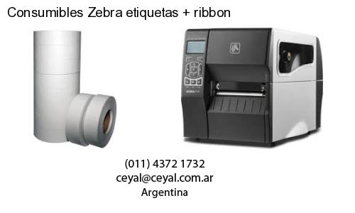 Consumibles Zebra etiquetas   ribbon