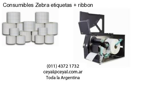 Consumibles Zebra etiquetas   ribbon