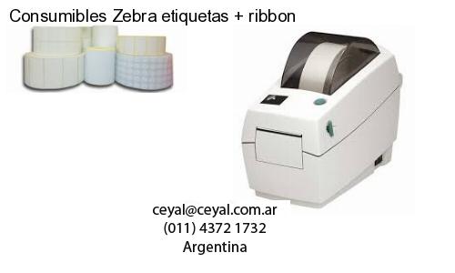 Consumibles Zebra etiquetas   ribbon