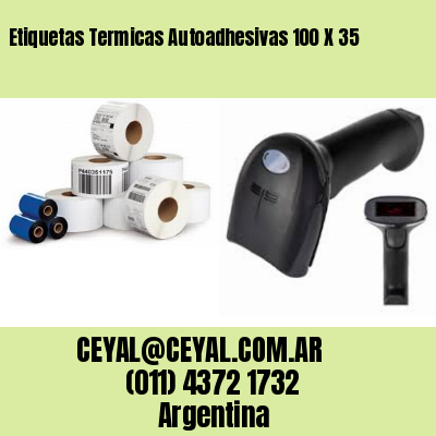 Etiquetas Termicas Autoadhesivas 100 X 35