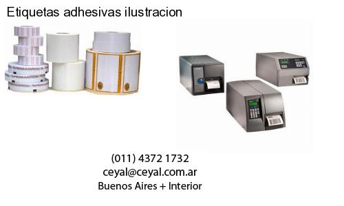 Etiquetas adhesivas ilustracion